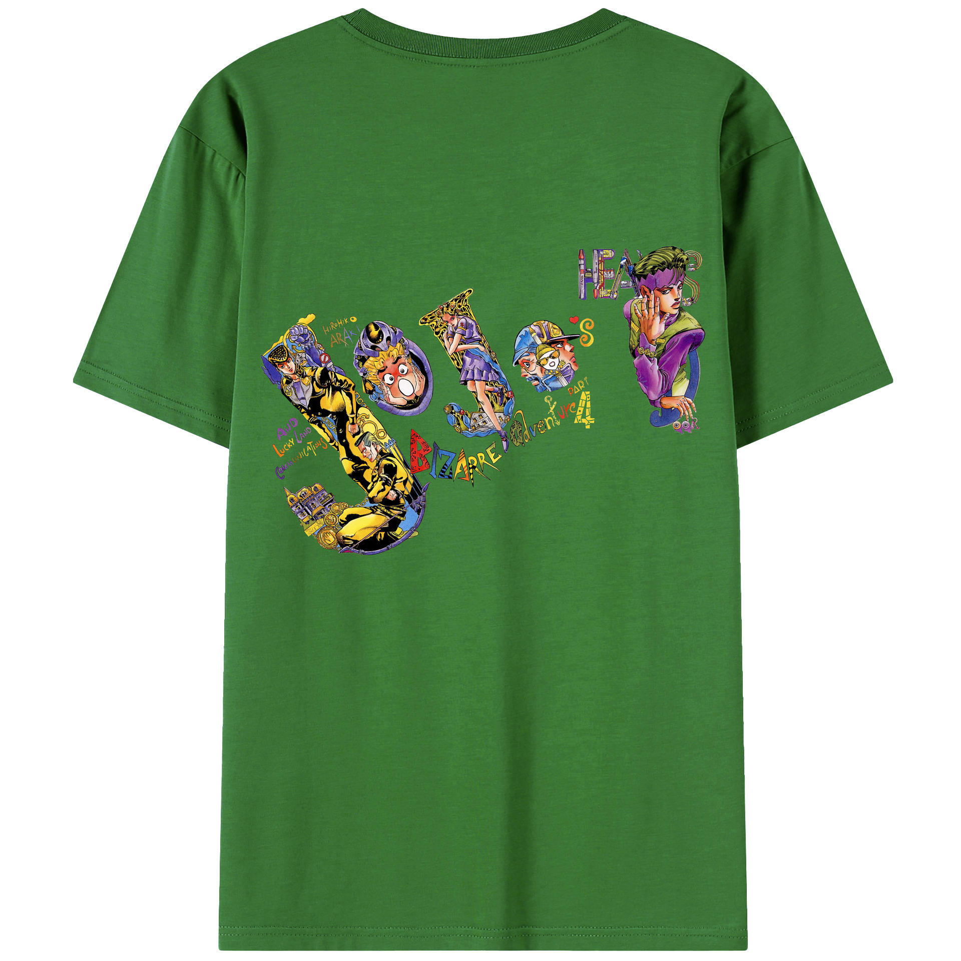 （画像用） ジョジョの奇妙な冒険 JoJo's Bizarre Adventure レディース半袖Tシャツ(バックプリント)